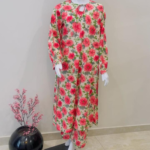 premium Lawn long shirt and wide trouser 2 piece