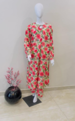 premium Lawn long shirt and wide trouser 2 piece