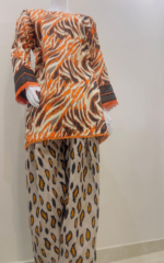 premium Lawn short shirt and shalwar 2 piece