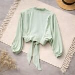 sheesha lawn silk shirt and skirt 2 piece - Image 3