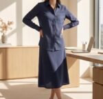 Lawn shirt and skirt 2 piece - Image 4