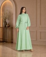 sheesha lawn silk shirt and skirt 2 piece - Image 7