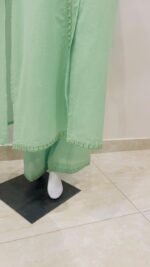 Embroidery Lawn long shirt and wide trouser 2 piece - Image 2