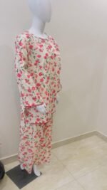 premium Lawn short shirt and shalwar 2 piece - Image 4